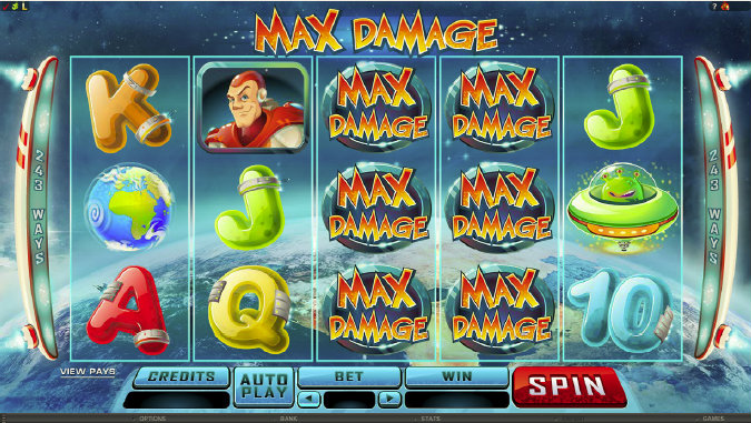 Free Spins Make For More Exciting Things In the Max Damage Slot